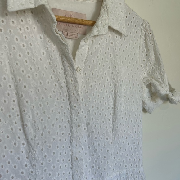 *Rare* Gal Meets Glam Cotton Eyelet Dress - Picture 7 of 8